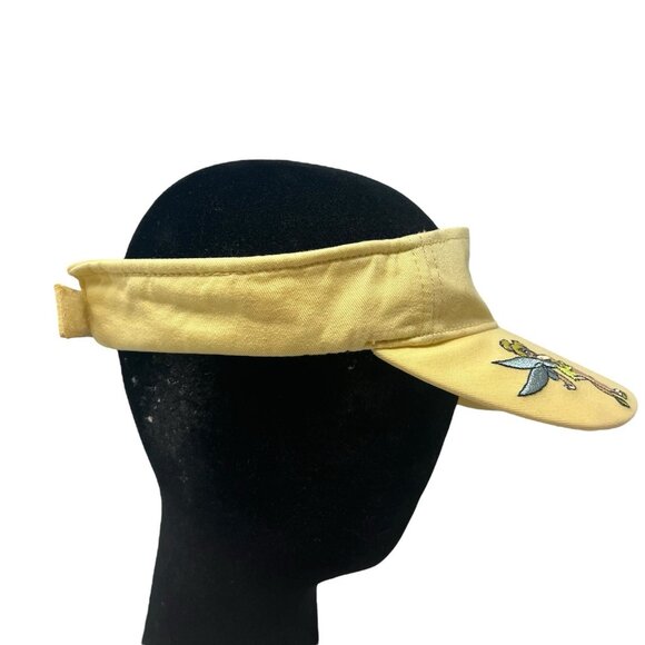 Walt Disney World Tinkerbell Looking For Lost Boys Tennis Visor Hat Peter Pan - Picture 3 of 10